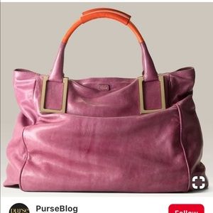 Chloe Ethel Large Leather Tote